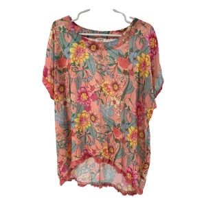 Floral Pink Women's Top